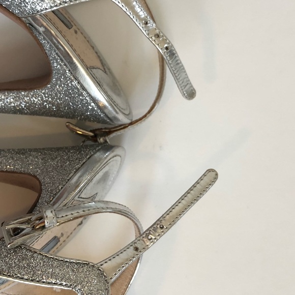 PRADA Glitter Strappy Platform Sandals - Picture 2 of 8
